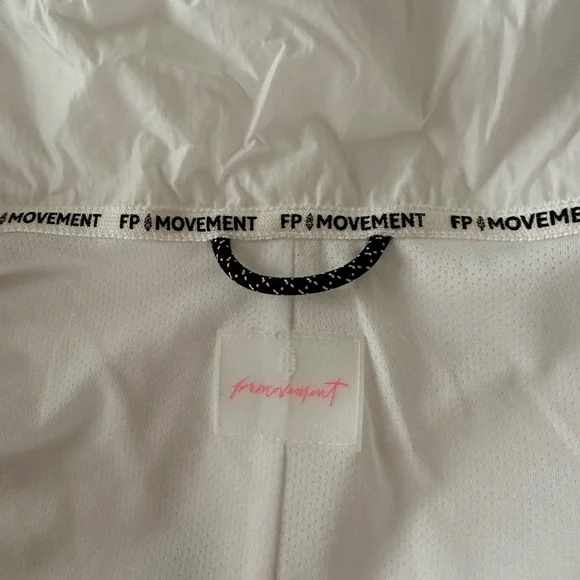 Free People Flowy Lightweight Windbreaker - White - XL